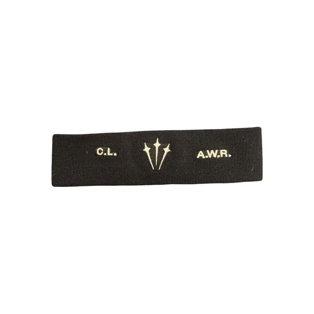 Nike Headband Unisex OSFM Black Excellent Reversible Dri-FIT C.L. A.W.R. Swoosh